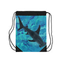 Hammerhead Shark Drawstring Bag – Ocean Blue Beach Gym Sack