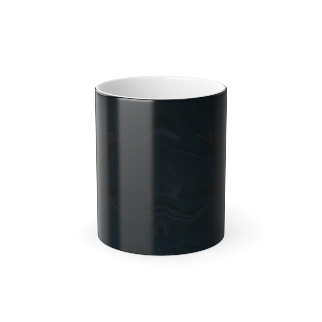 Black cylindrical vase on a white background